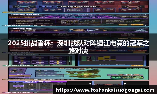 2025挑战者杯：深圳战队对阵镇江电竞的冠军之路对决