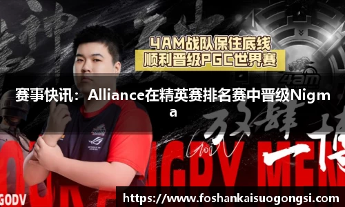 赛事快讯：Alliance在精英赛排名赛中晋级Nigma