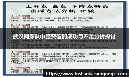 武汉网球队中路突破的成功与不足分析探讨